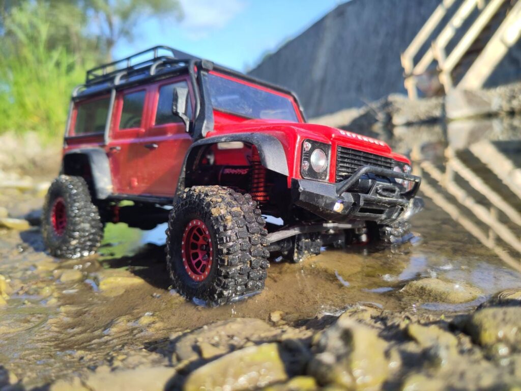 1:18 Modellautos beim "Rock Crawling", in diesem Fall "Glamour Shots" unserer letzten Tour.